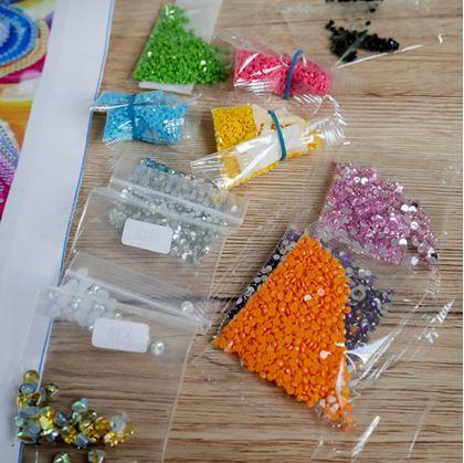 Obrázek z Diamantové malování deluxe - páv