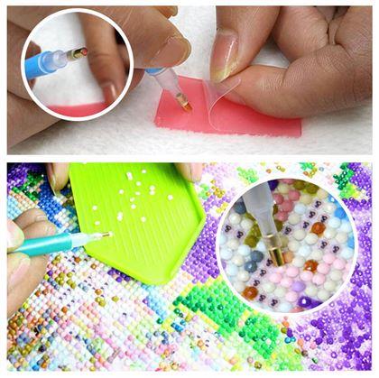 Obrázek z Diamantové malování deluxe - páv