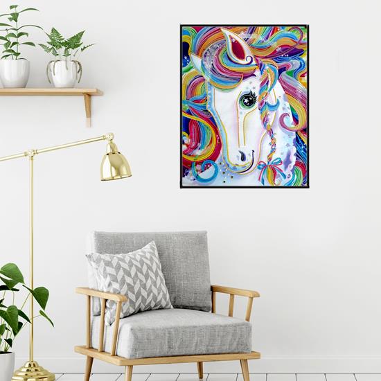 Obrázek z Diamantové malování deluxe - jednorožec