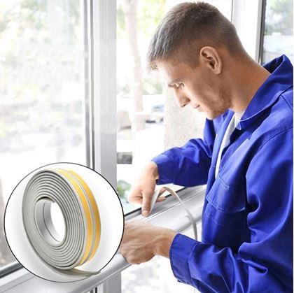 Obrázek z Samolepící těsnění do oken a dveří - šedé