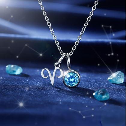 Obrázek z Řetízek s přívěskem znamení zvěrokruhu - Beran