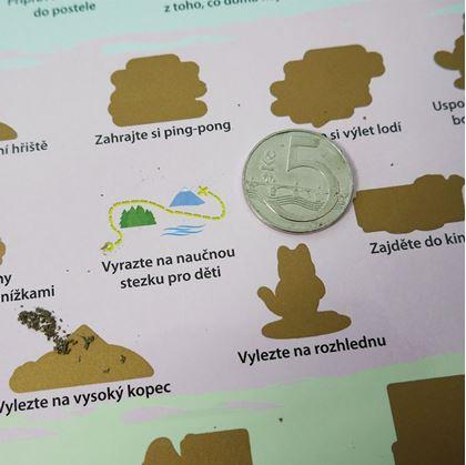 Obrázek z Stírací plakát - 100 věcí co musíte zažít s dětmi