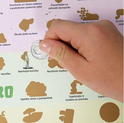 Obrázek z Stírací plakát - 100 věcí co musíte zažít s dětmi