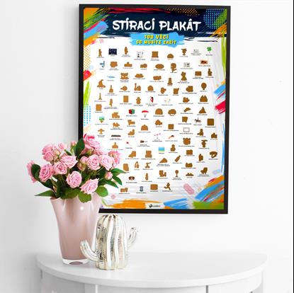 Obrázek Stírací plakát - 100 věcí co musíte zažít