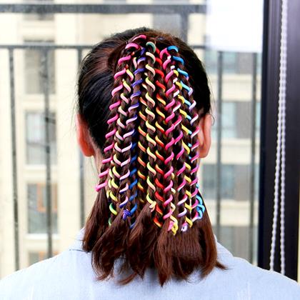 Obrázek z Ozdoby do vlasů - spirály s korálky 6 ks