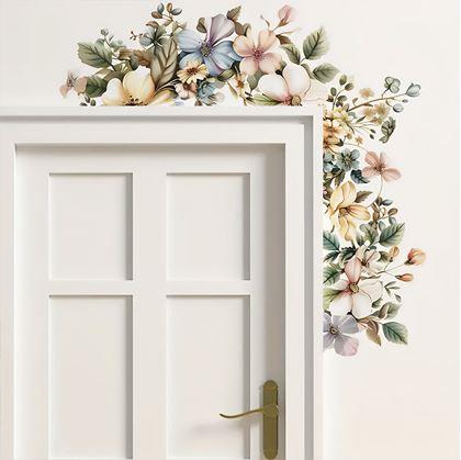 Obrázek z Květinová nástěnná samolepka