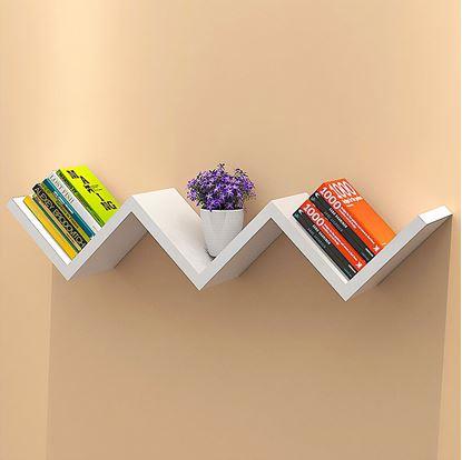 Obrázek Nástěnná dřevěná police