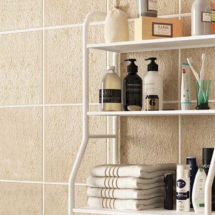 Obrázek z Policový regál nad toaletu - bílý