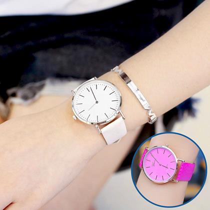 Obrázek z Hodinky měnící barvu - růžové