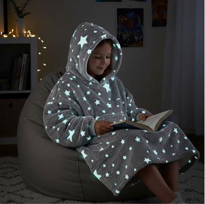 Obrázek z Dětská svítící mikina - hvězdy