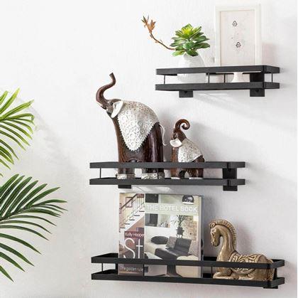 Obrázek z Kovová nástěnná sundavací police 25 cm