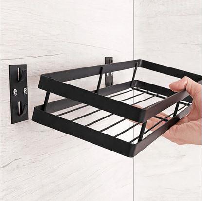 Obrázek Kovová nástěnná sundavací police 25 cm