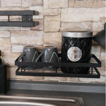 Obrázek Kovová nástěnná sundavací police 30 cm