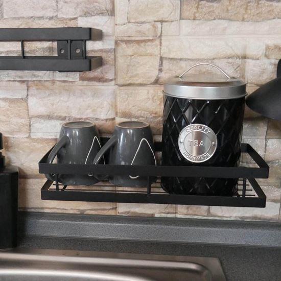 Obrázek z Kovová nástěnná sundavací police 30 cm