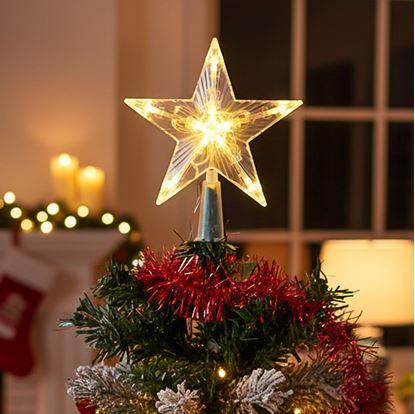 Obrázek Vánoční svítící hvězda na stromek