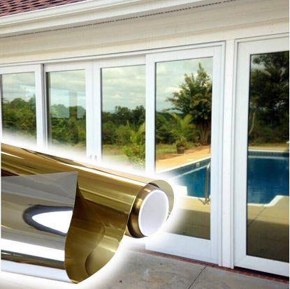 Obrázek Zrcadlová fólie na okna 200 cm