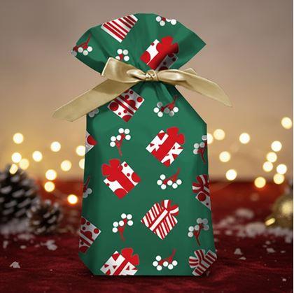 Obrázek z Dárkové sáčky s mašlí 10 ks - L