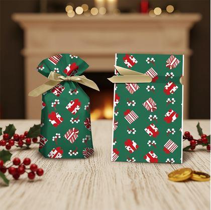 Obrázek z Dárkové sáčky s mašlí 10 ks - L