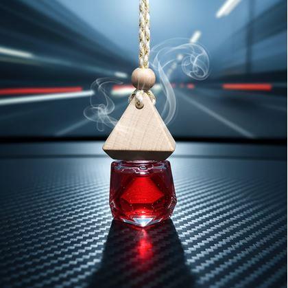 Obrázek z Aroma lahvička do auta - červená