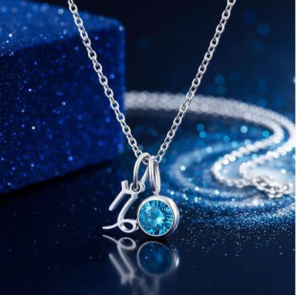 Obrázek z Řetízek s přívěskem znamení zvěrokruhu - Kozoroh