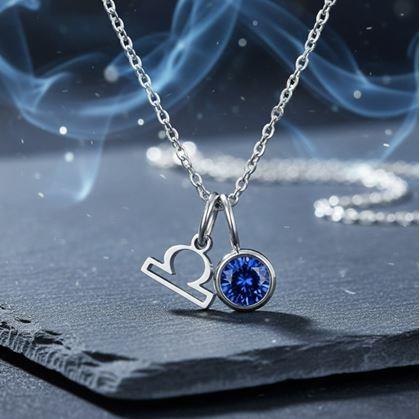 Obrázek z Řetízek s přívěskem znamení zvěrokruhu - Váhy