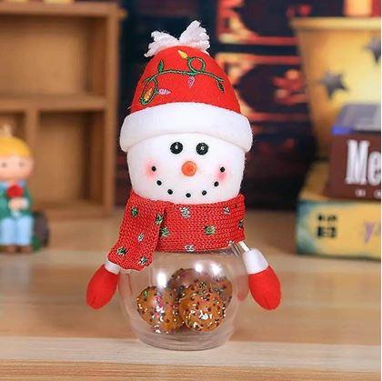 Obrázek z Vánoční dóza na sladkosti - sněhulák