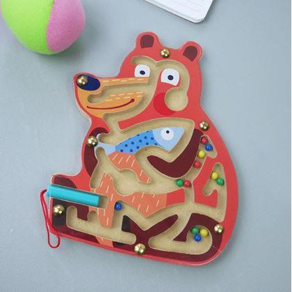 Obrázek z Magnetické bludiště - medvěd