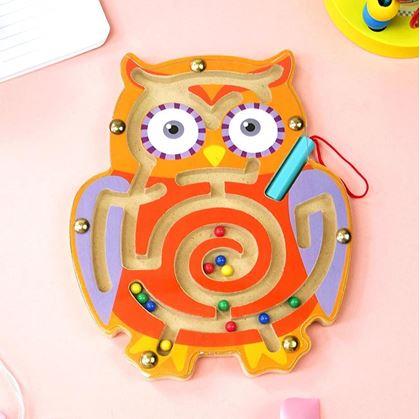 Obrázek z Magnetické bludiště - sova