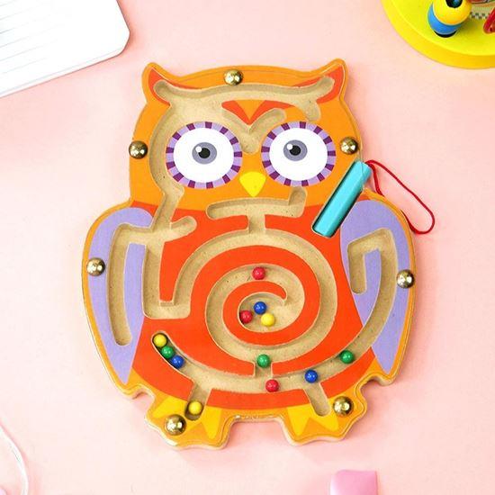 Obrázek z Magnetické bludiště - sova