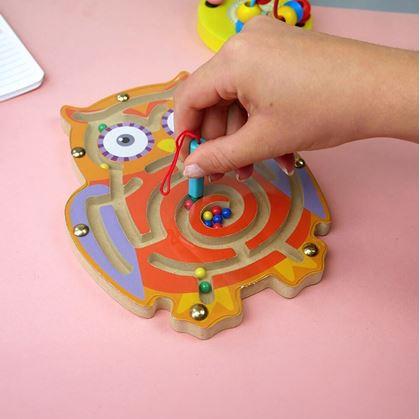 Obrázek z Magnetické bludiště - sova