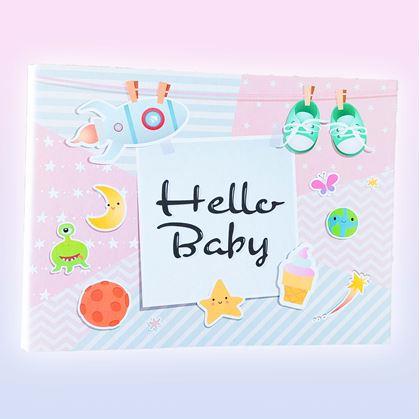 Obrázek z Zážitkový deník/dětské fotoalbum + kreativní sada samolepek