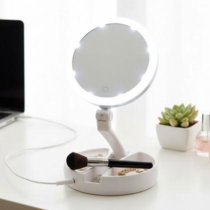 Obrázek z Přenosné podsvícené zrcátko