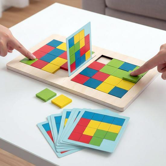 Obrázek z Dřevěná hra tangram pro dva