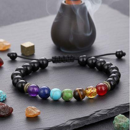 Obrázek z Minerální náramek sedmi čaker