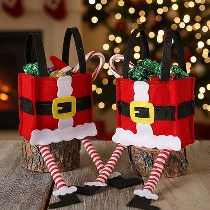 Obrázek z Vánoční dekorativní dárková taška - Santa