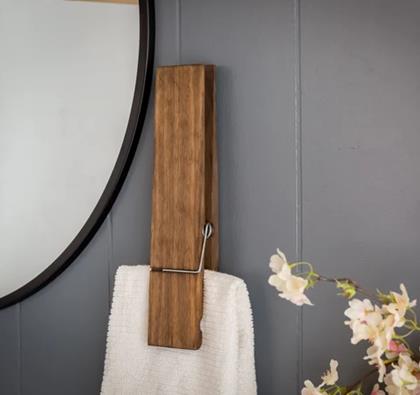 Obrázek z Nalepovací držák na ručníky kolíček