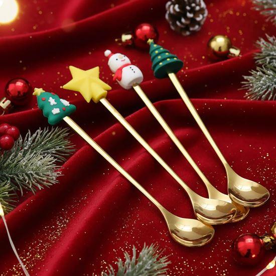 Obrázek z Sada vánočních lžiček v dárkové krabiččce 4 ks