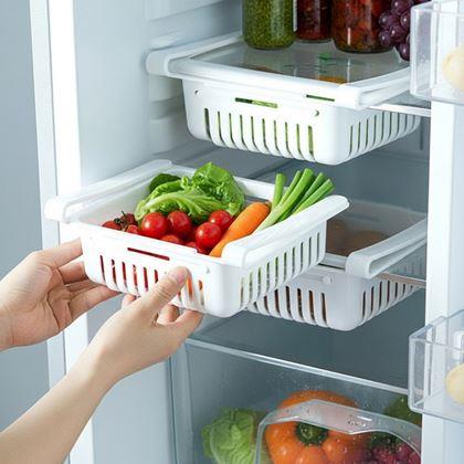 Obrázek z Nastavitelný organizér do lednice