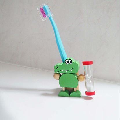 Obrázek Stojánek na kartáček s přesýpacími hodinami 