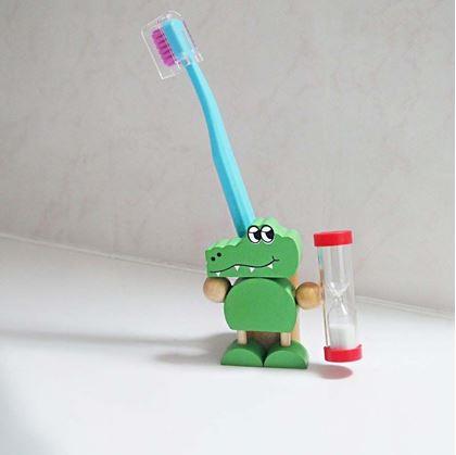 Obrázek z Stojánek na kartáček s přesýpacími hodinami 