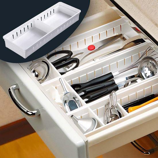 Obrázek z Organizér do šuplíku s nastavitelnou přepážkou