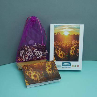 Obrázek Dřevěné puzzle s nepravidelnými tvary