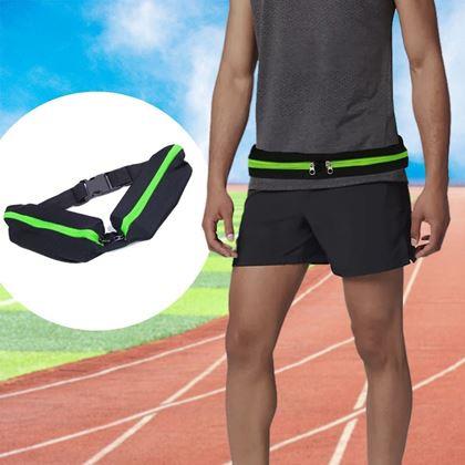 Obrázek z Sportovní ledvinka slim - zelená