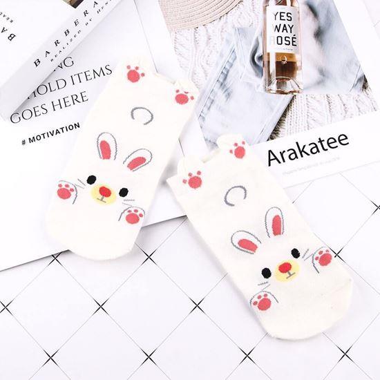 Obrázek z Kotníkové ponožky - králíček