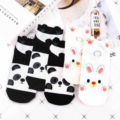 Obrázek z Kotníkové ponožky - panda