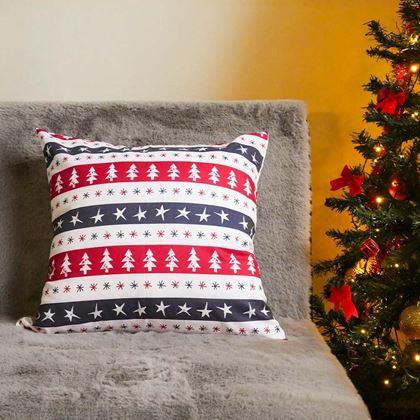 Obrázek z Vánoční potah na polštářek 40x40 cm - stromky