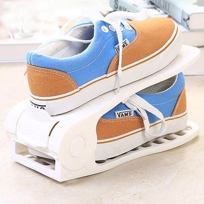 Obrázek z Plastový organizér na boty - bílý