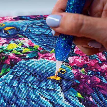 Obrázek z Diamantové malování basic - papoušci