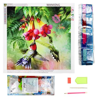 Obrázek z Diamantové malování basic - ptáčci