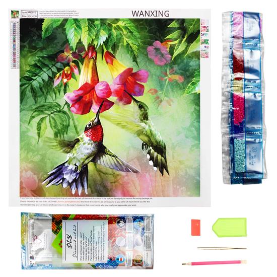 Obrázek z Diamantové malování basic - ptáčci